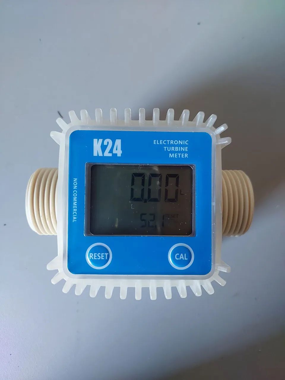 Medidor De Vazão Fluxômetro Digital K24 Turbina Arla 32 Diesel