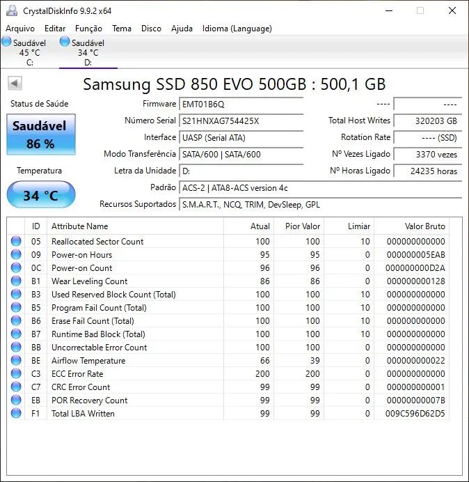SSD Samsung 850 EVO 500GB - Foto 3