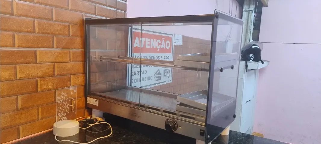 Estufa de vidro para salgados  - Foto 3