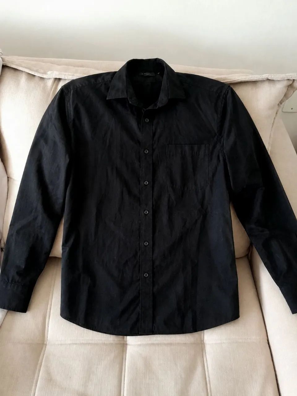 Camisa social preta  - Foto 4