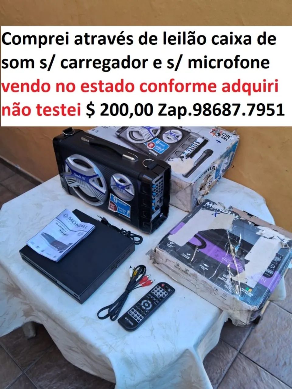 CAIXA DE SOM + DVD ZAP. 98687.7951 - Foto 2