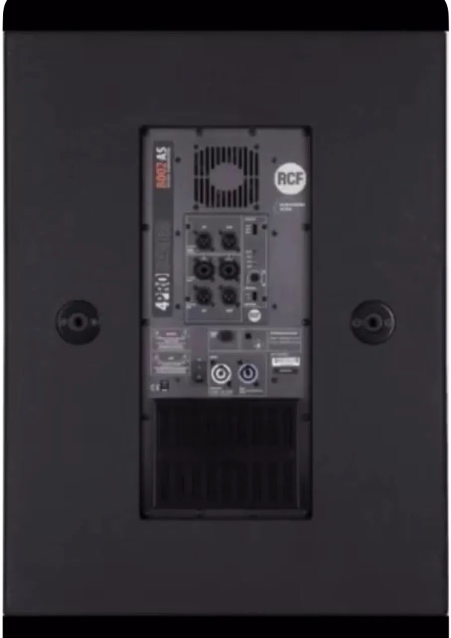 Caixa de som com defeito  marca  RCF 4Pro 8002-AS