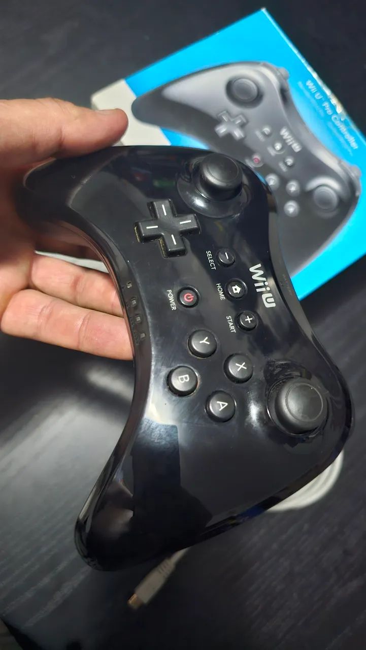 Wii u pro controller original preto - Foto 2