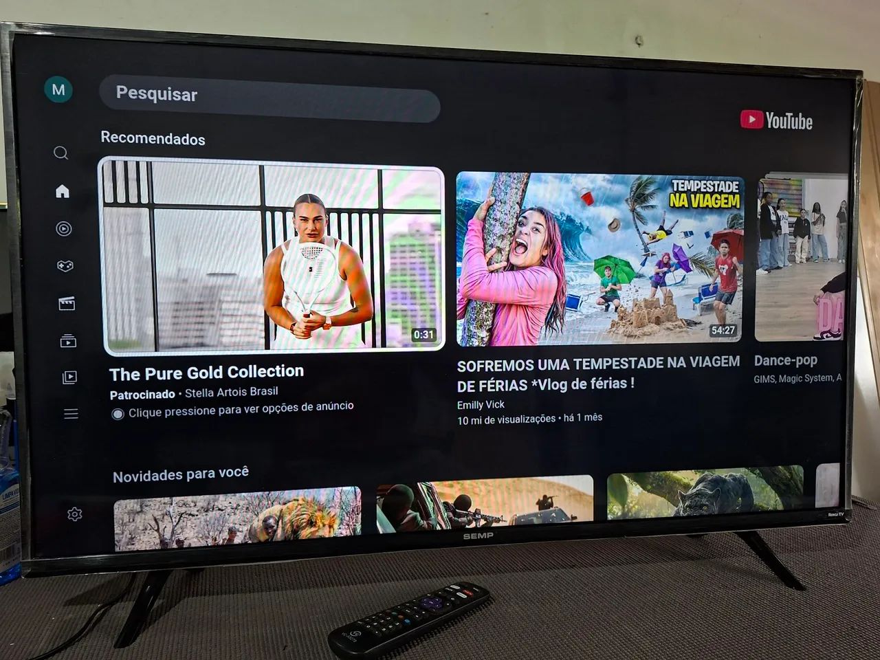 Smart TV 43 polegadas Semp Roku TV - Foto 2