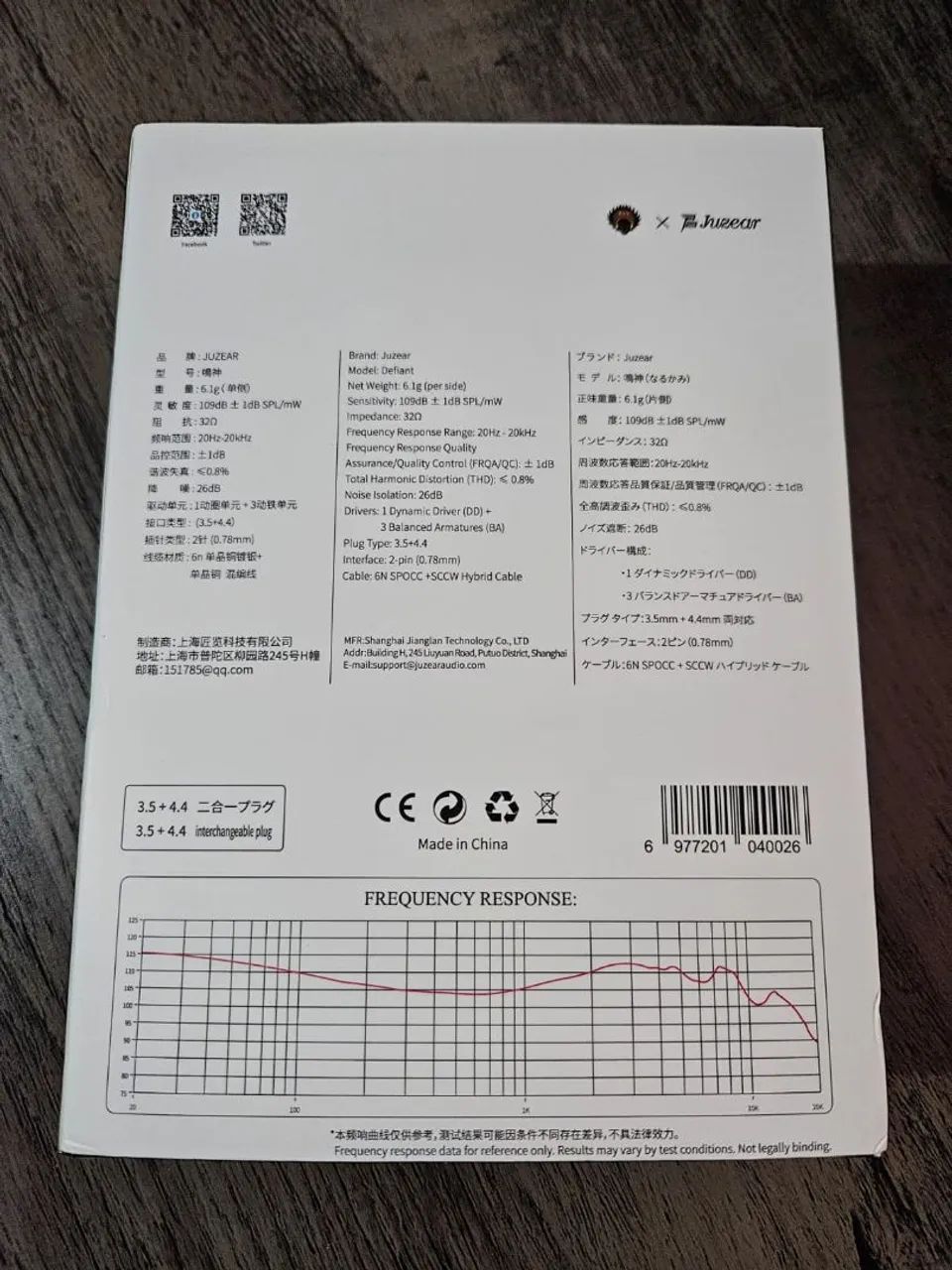 Fone In-Ear Juzear Defiant verde - Foto 5