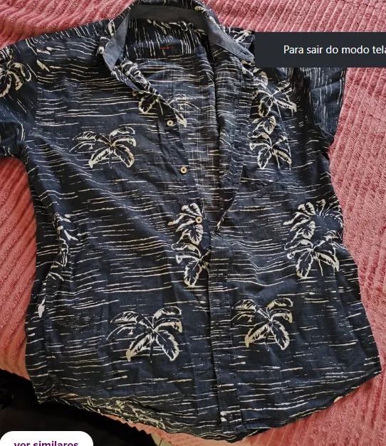 Camisa Masculina usada uma vez - Foto 3