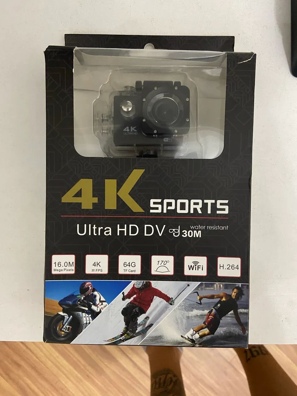 Câmera de ação 4k 