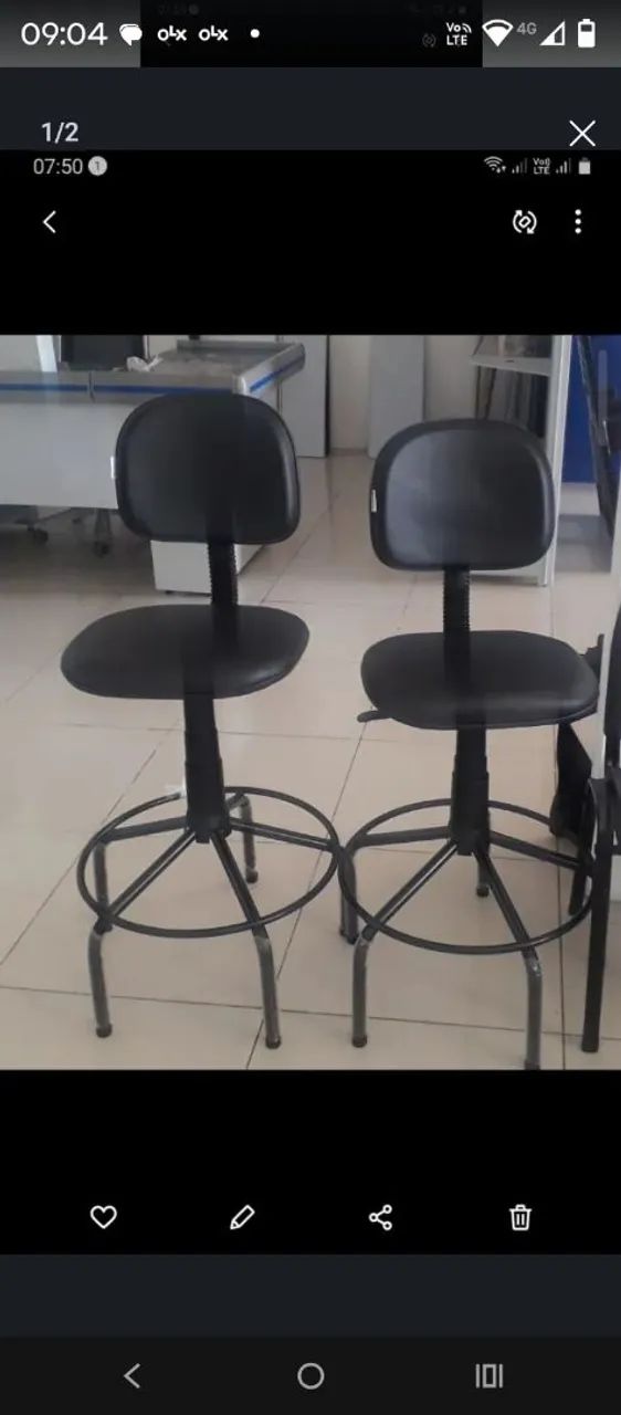 CADEIRAS  E LONGARINAS NOVAS E IMEDIATAS AQUI NA LOJA CENTER AÇO 71- * - Foto 2