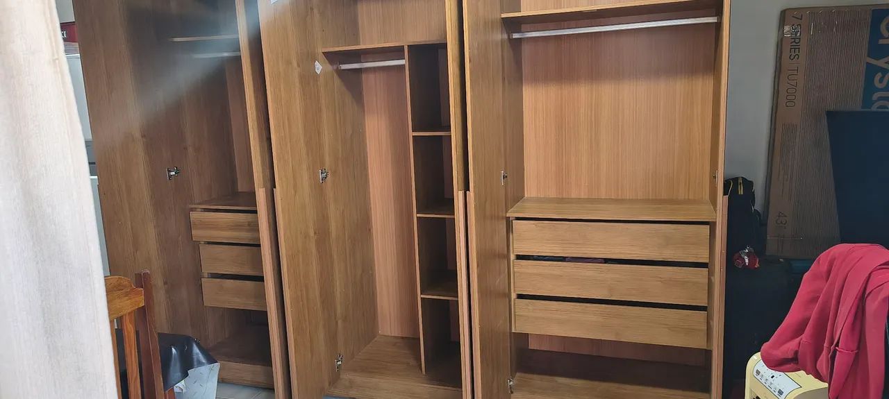 Guarda roupa de 6 portas 100 % MDF - Foto 3