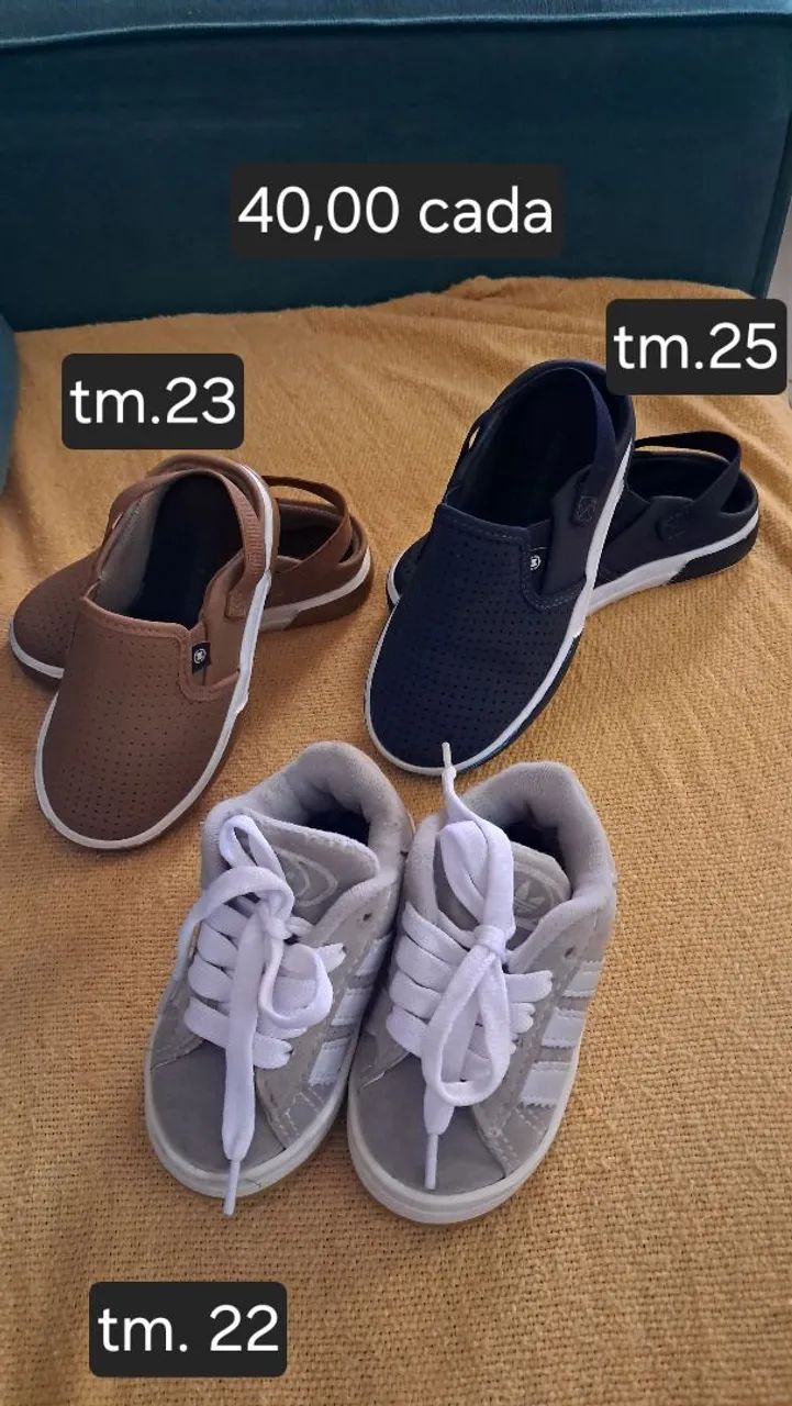 Sapatos infantis 