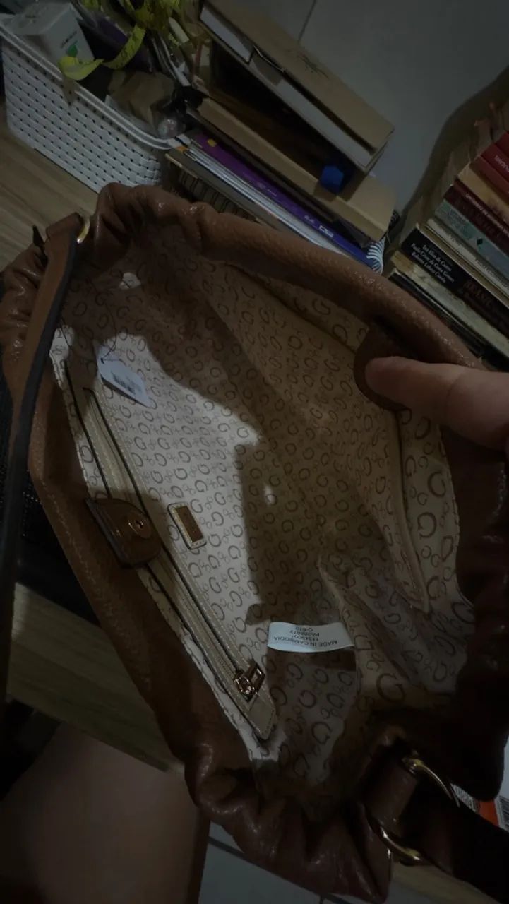 Bolsa GUESS original Caramelo- nova com etiqueta  - Foto 2