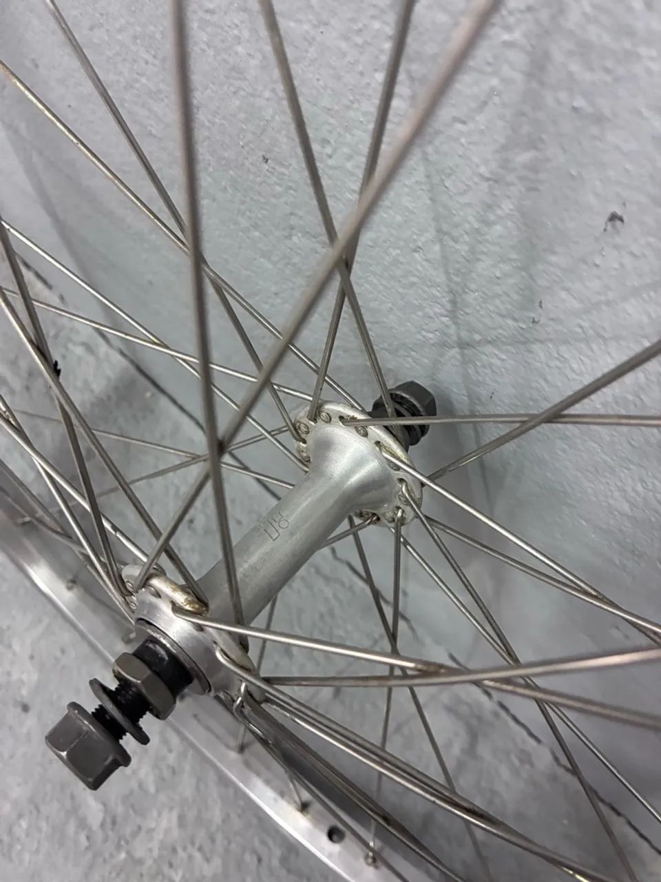 Roda 26? - aro Caloi, raios inox e cubo Joytech - Foto 5
