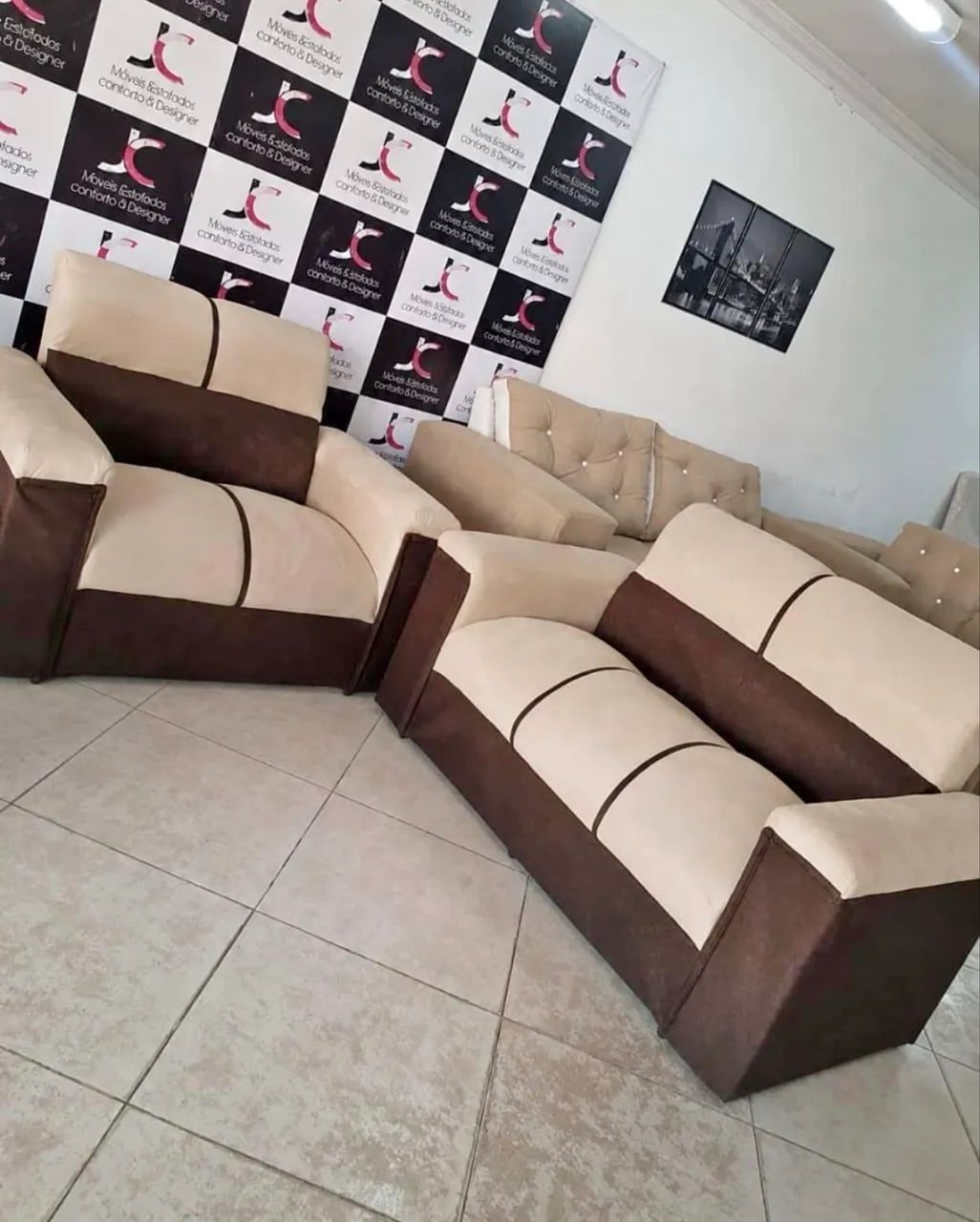CONJUNTO DE SOFÁ DE FÁBRICA  - Foto 3