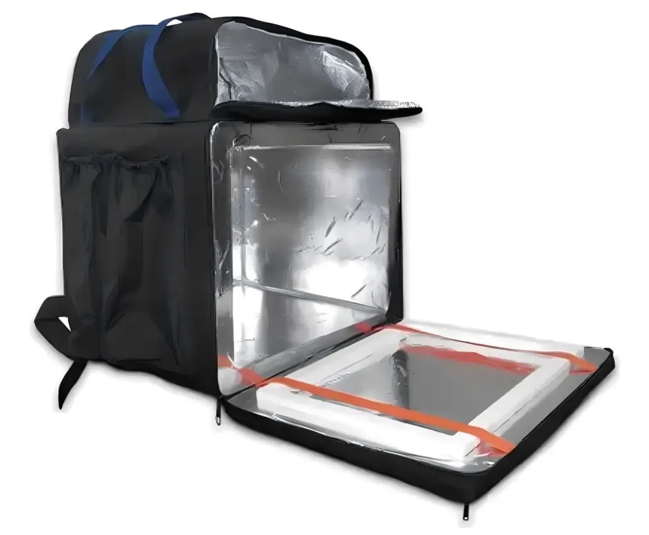 Mochila Bagtérmica Bolsa Motoboy Pizza Lanches 45l - Foto 2