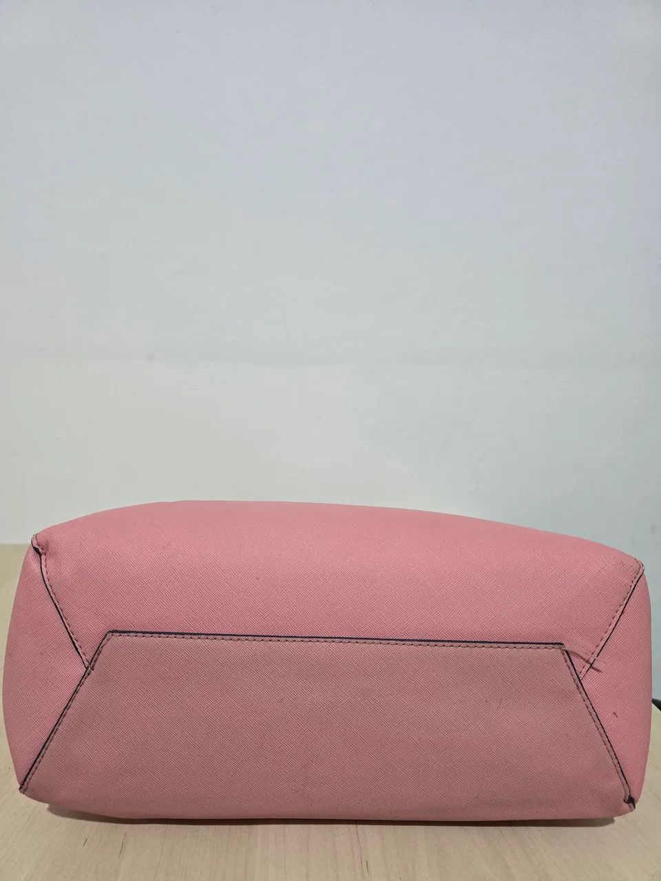 ?Bolsa Jackie Smith Tote em Couro Saffiano Rosa - Original - Ótimo Estado - Foto 4