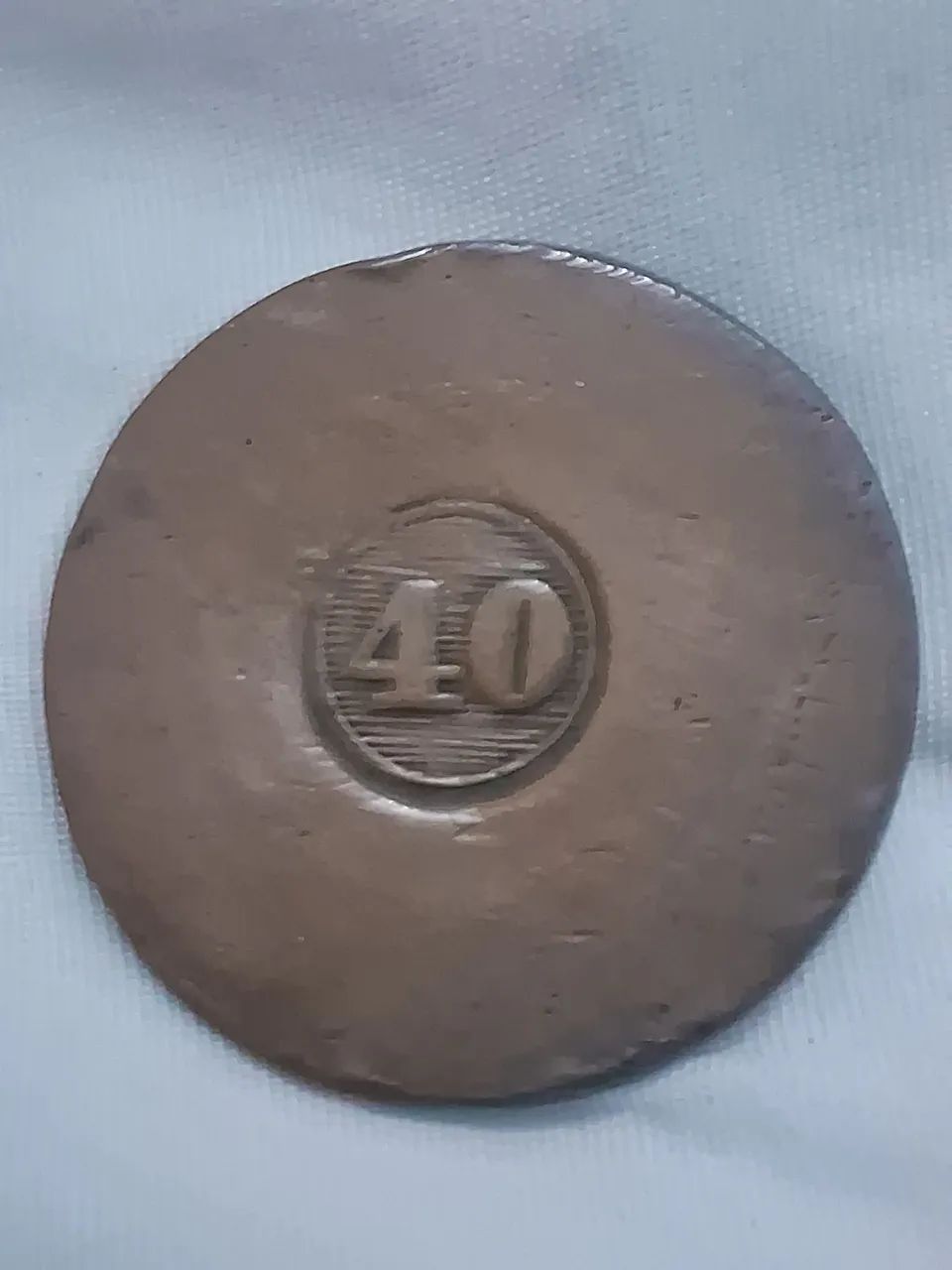 DUAS,Antigas moedas com carimbo de reis - Foto 2