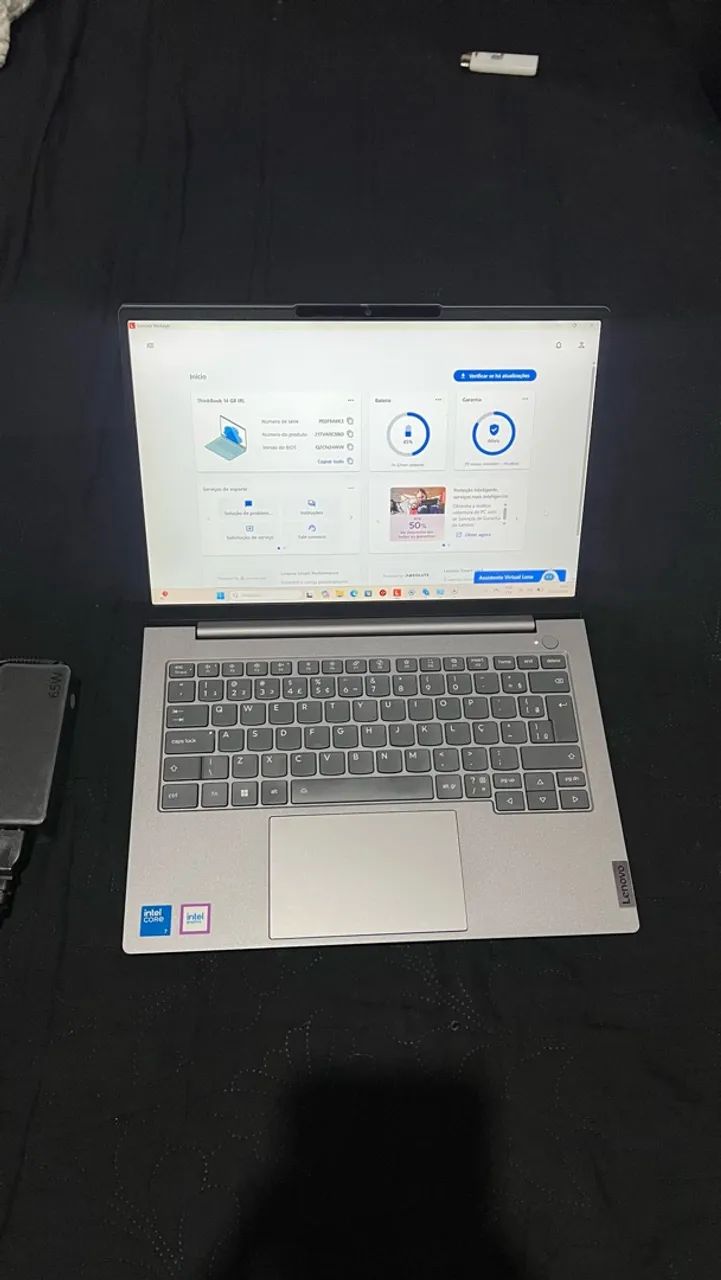Notebook thinkbook gen8 core 7 na garantia ainda  - Foto 3