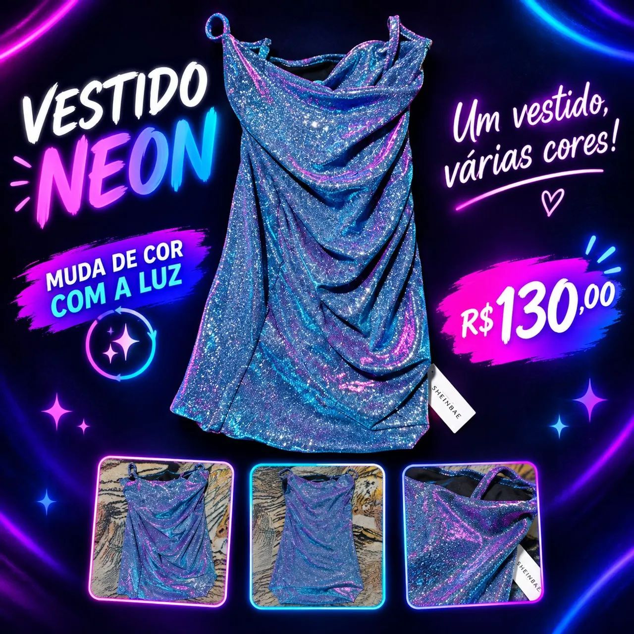 Vestido Neon 