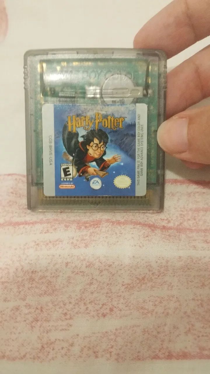 Harry Potter e a pedra filosofal jogo game boy Color e game boy advance ...