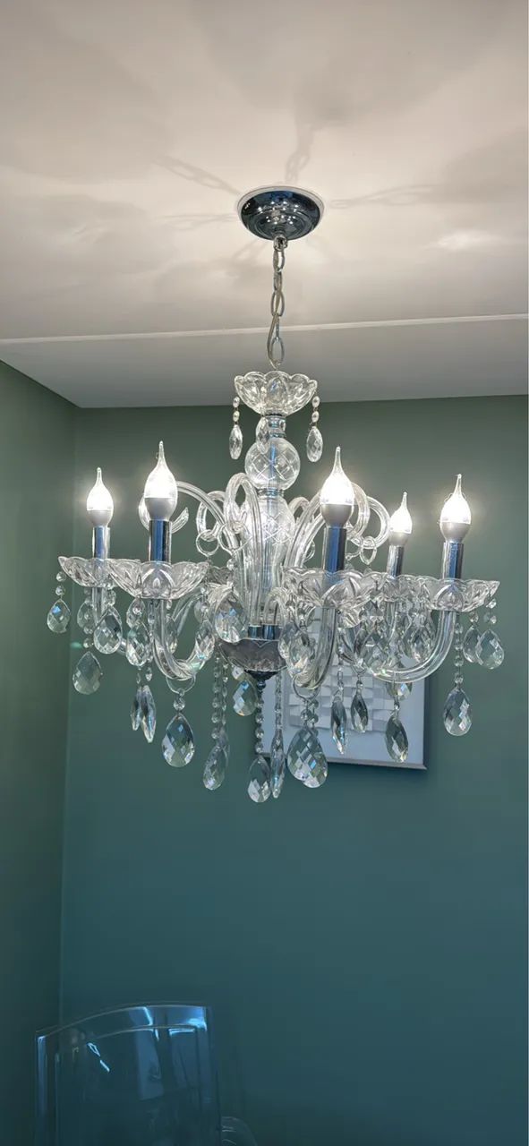 Lustre vidro cristal  - Foto 2