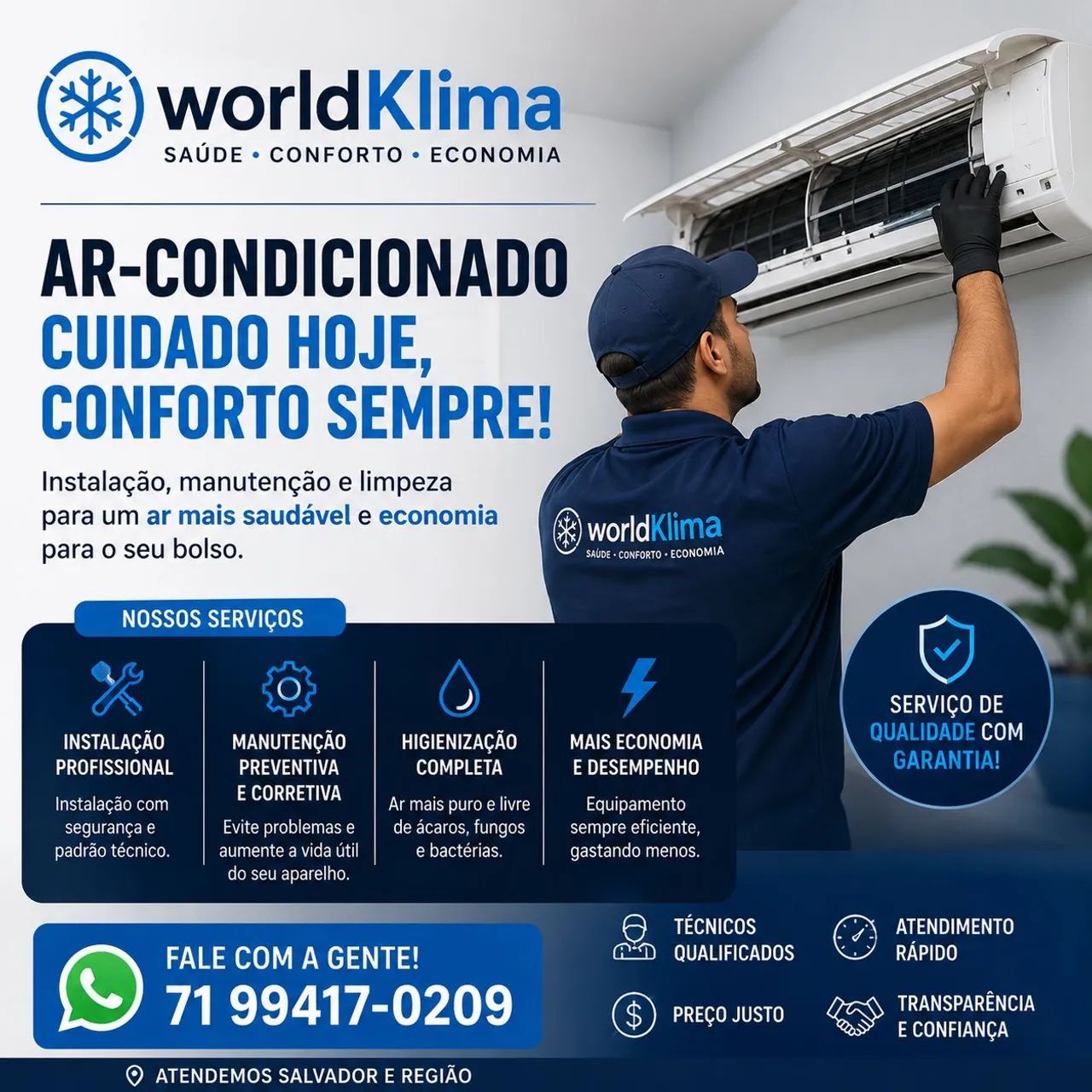 Ar condicionado, Climatização, Ventilação. 