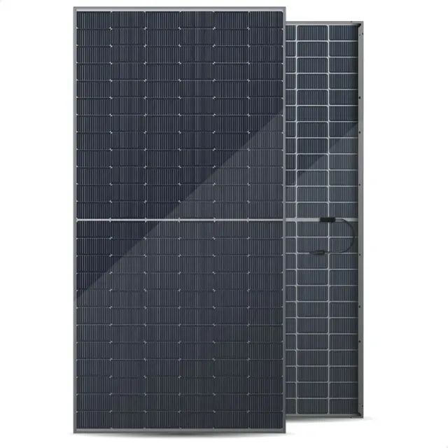  Painel Solar Módulo Bifacial Placa Fotovoltaica 575w Cinza