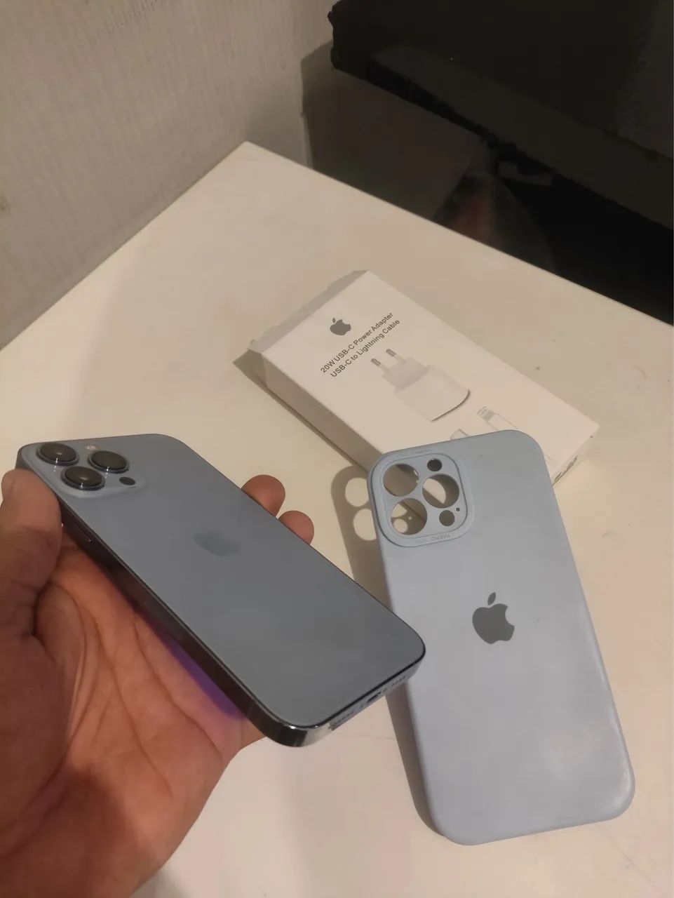 iPhone 13Pro max 128Gb no Azul - Foto 4