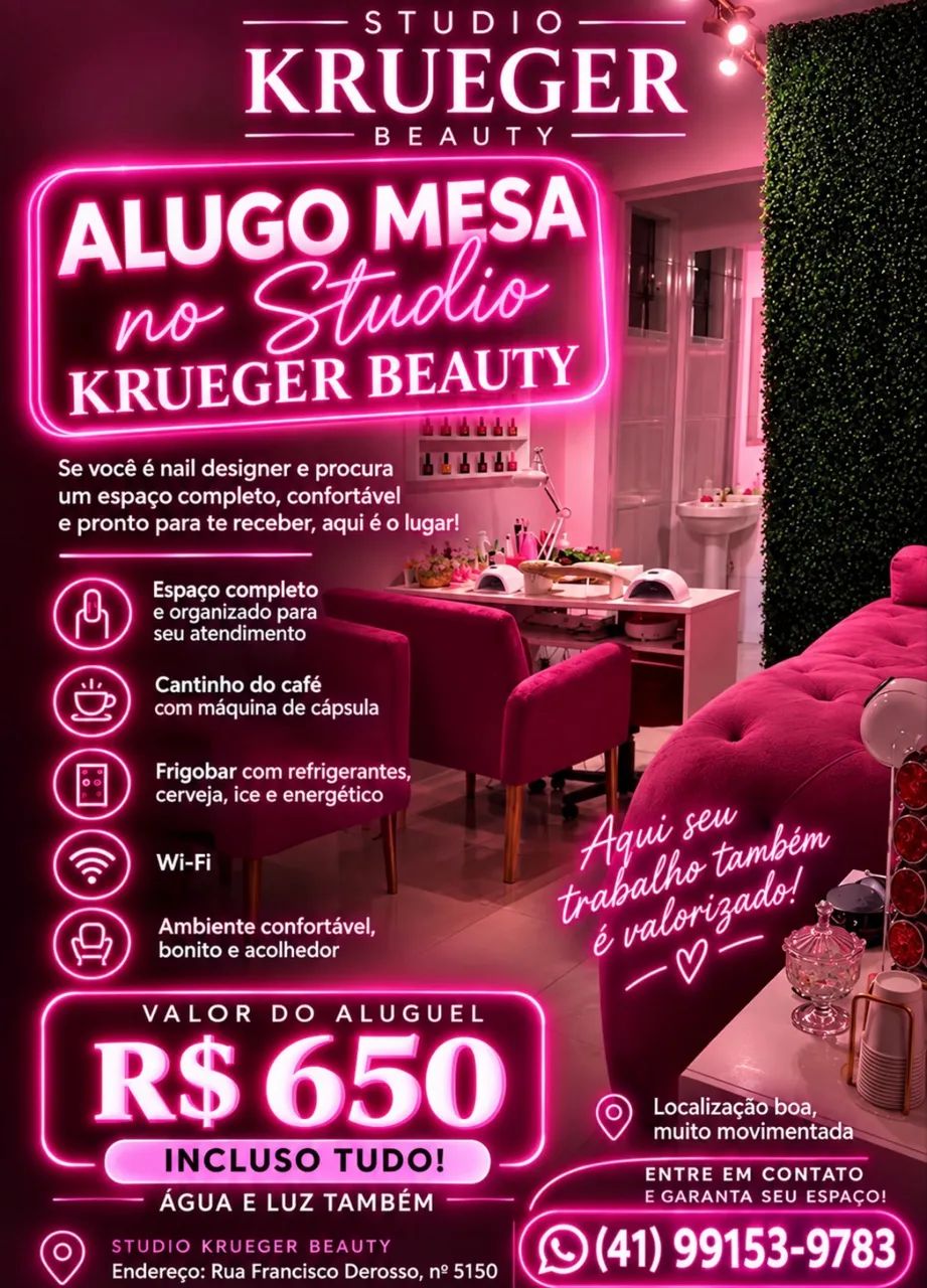 Alugo Mesa para Nail Designer