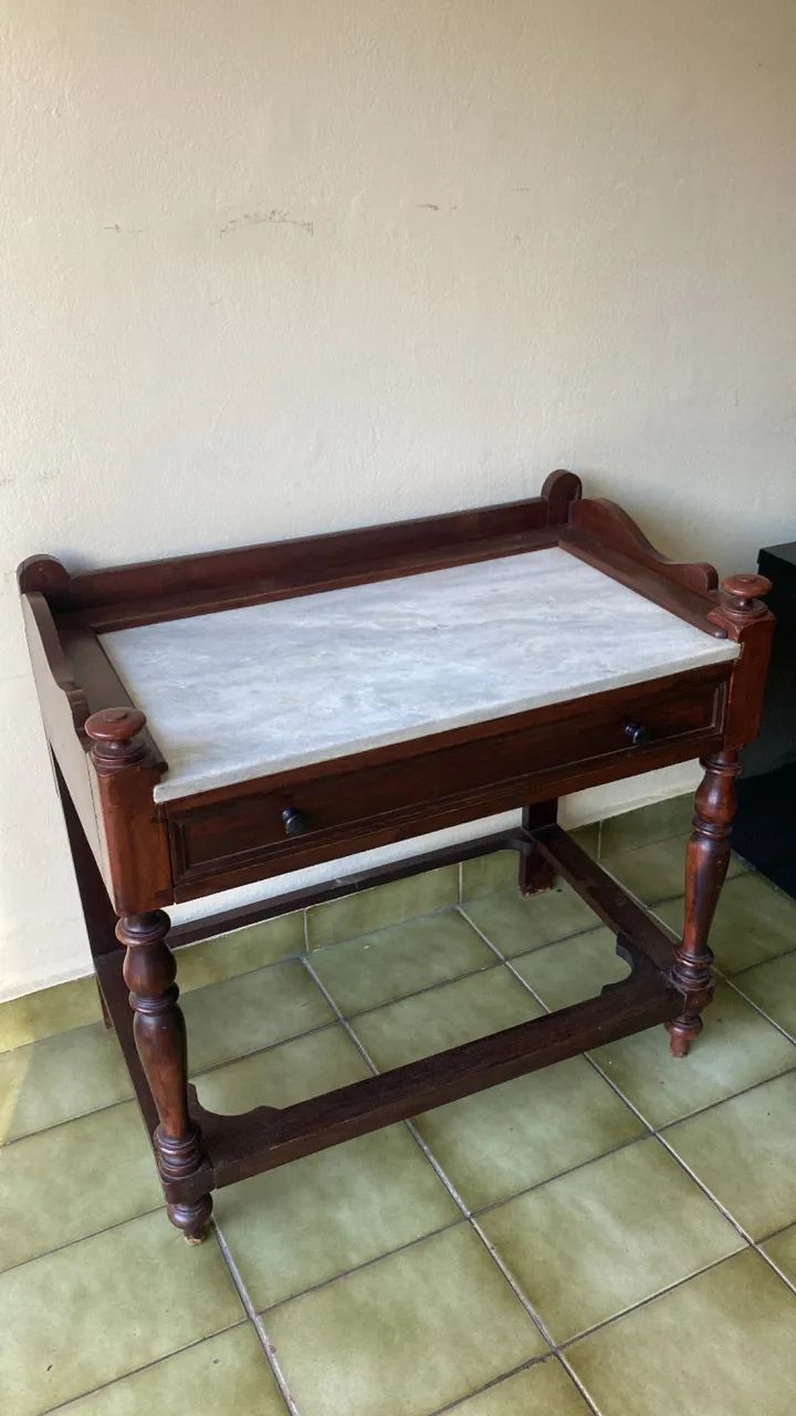 Escrivaninha inglesa Imbuia Madeira maciça  - Foto 2