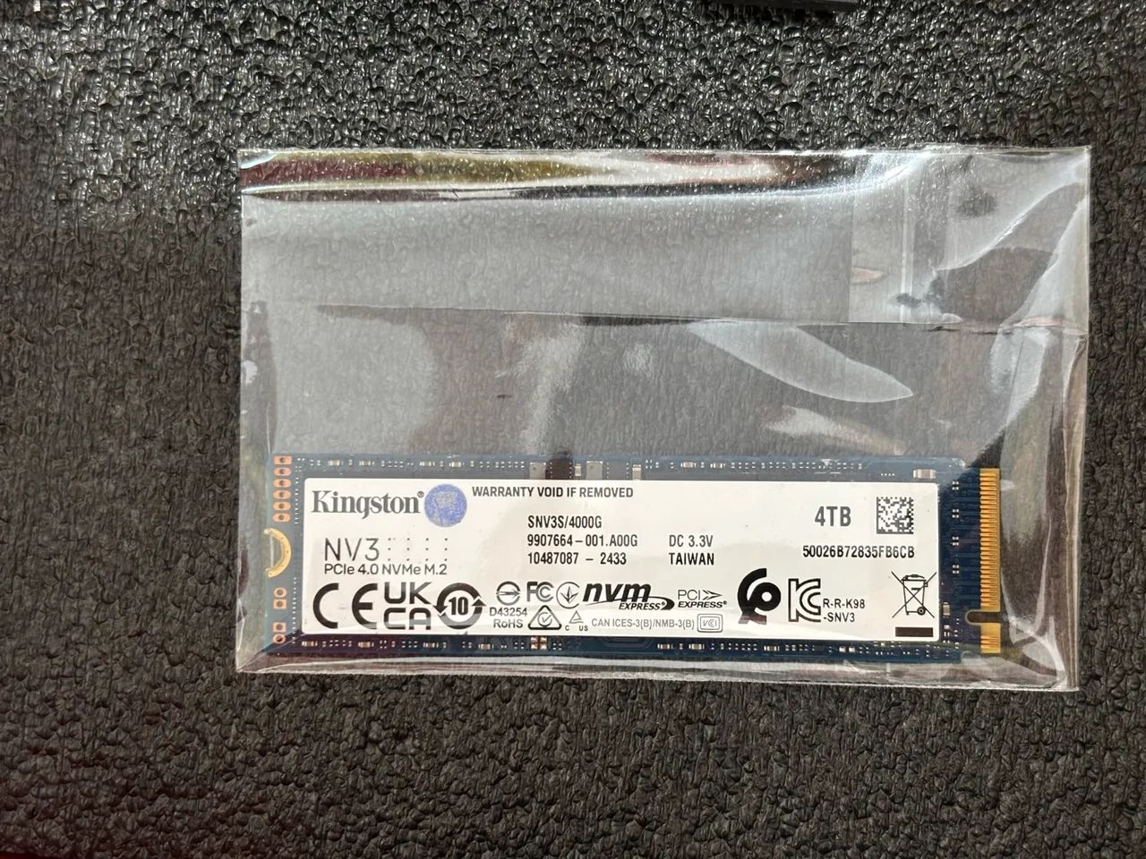 SSD kingston NV3 4tb 