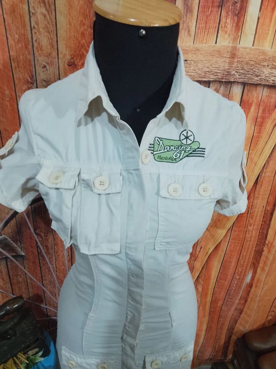 Vestido safari P/M - Foto 4