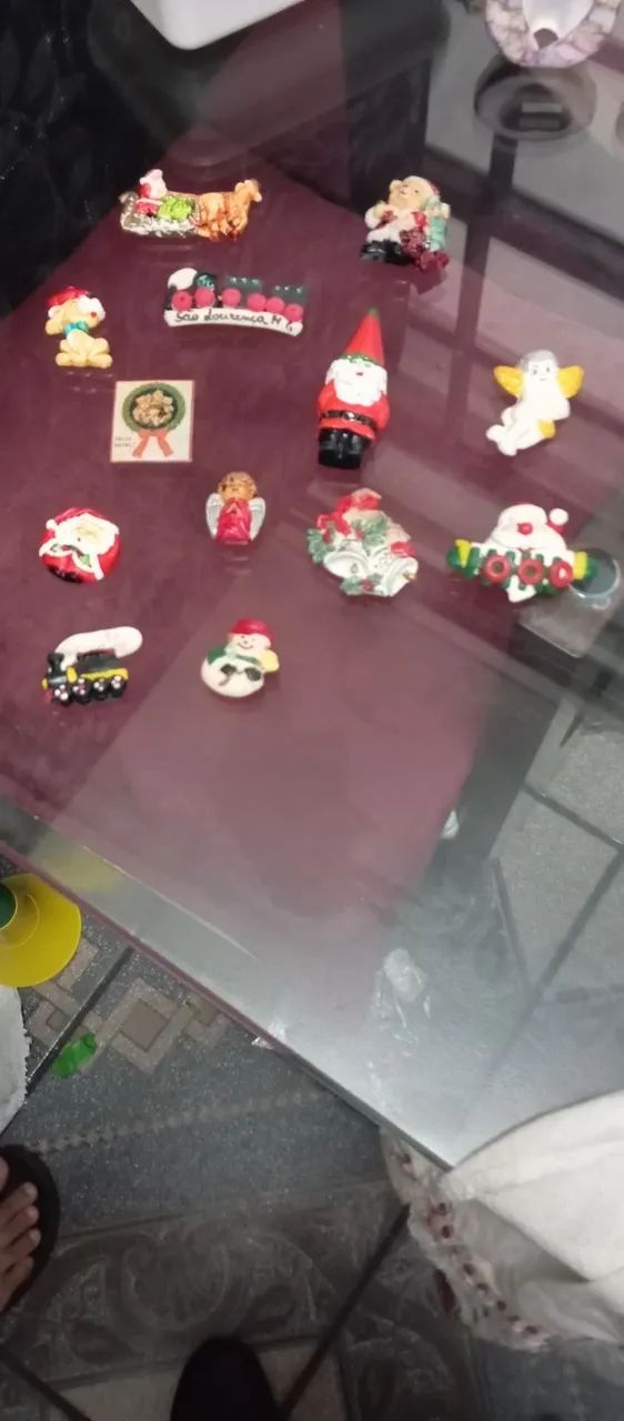 Lote de imãs de natal 