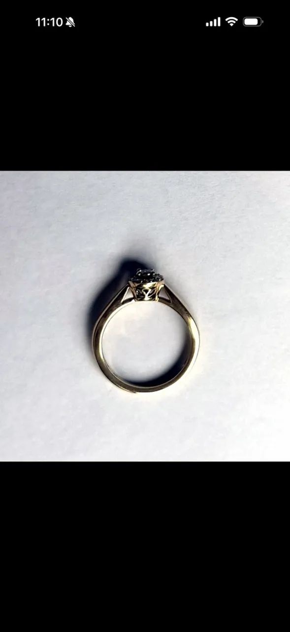 Anel de Ouro 14K com Diamantes - Foto 4