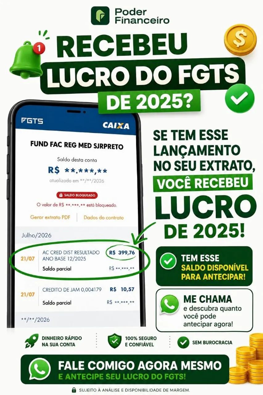 Veja quanto de saldo você pode receber! 