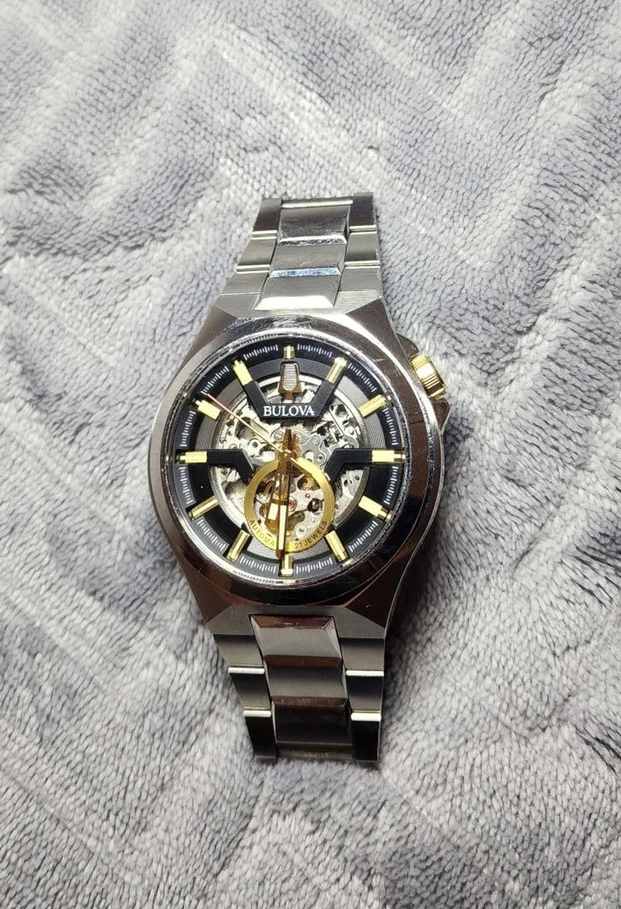 RELÓGIO BULOVA ORIGINAL - MODELO SKELETON 98A224