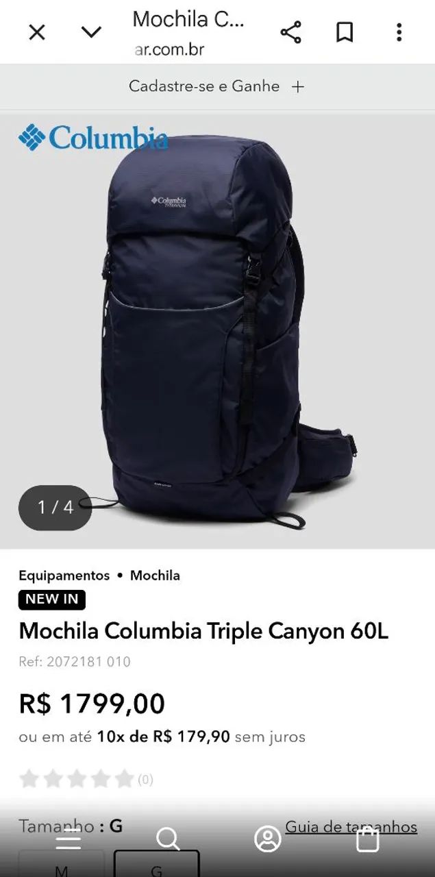 Mochila Colúmbia 