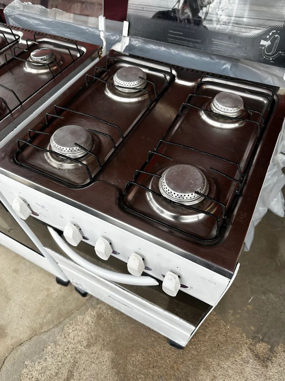 FOGÃO 4 BOCAS USADO ESMALTEC FUNCIONANDO SUPER BEM  - Foto 2