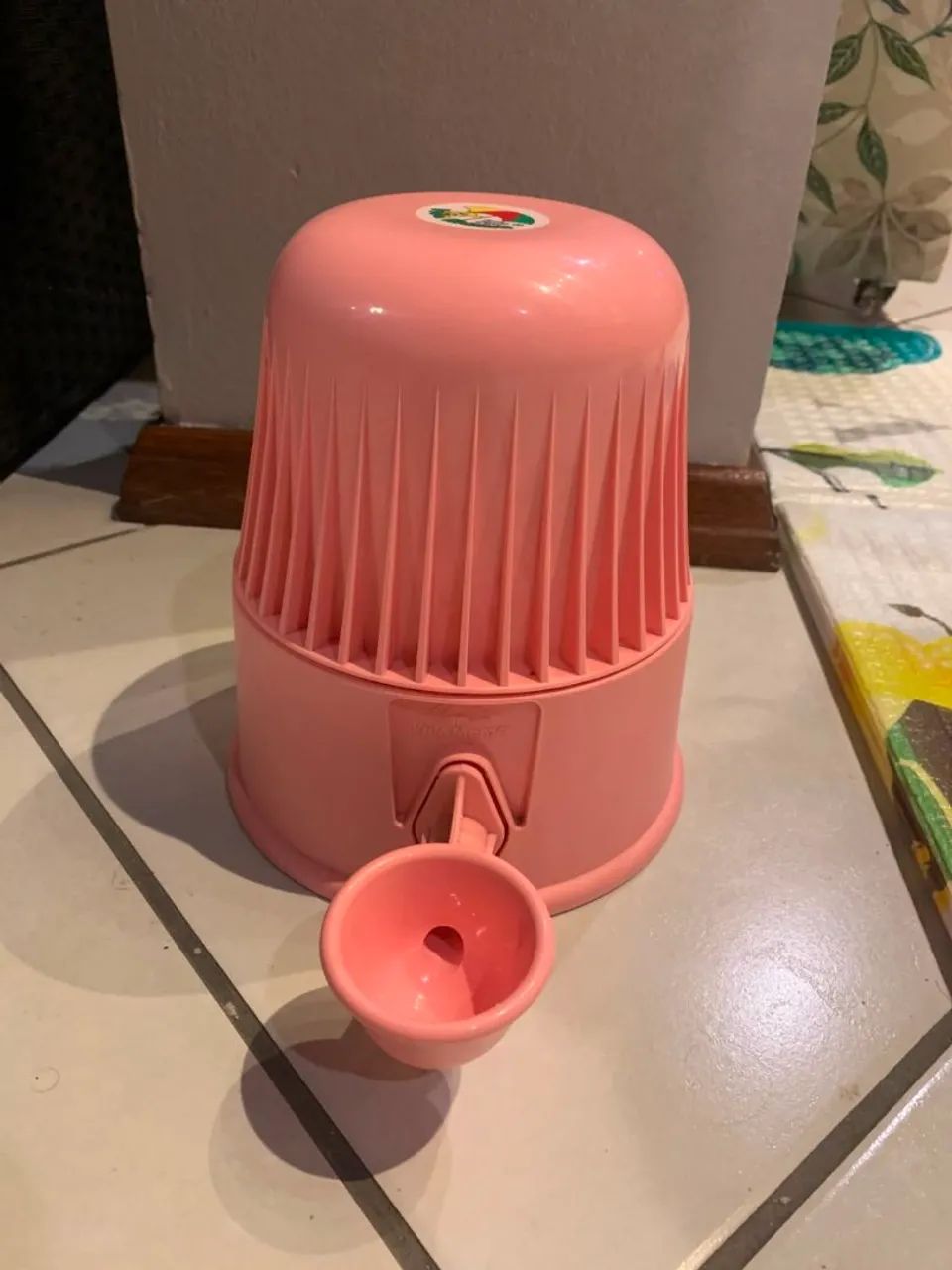 Bebedouro Vida Mansa rosa para cães e gatos<br>