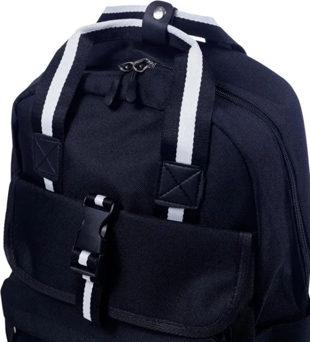 Everlast Mochila Elegance 100% Nylon Preto com Alças Acolchoadas - Foto 4