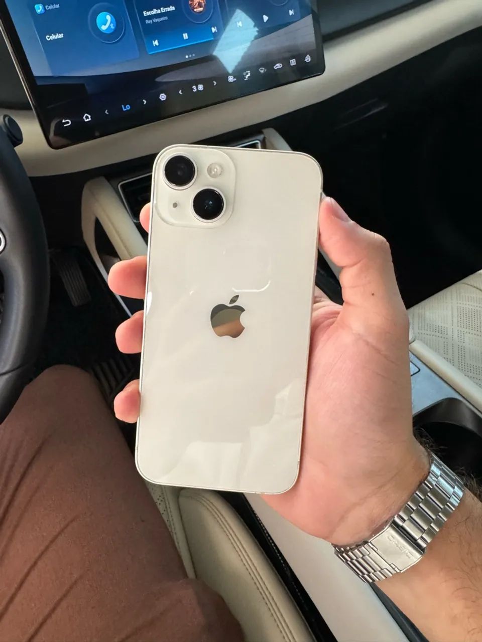 iPhone 14 128GB Branco - Impecável, Todo Original - Foto 2