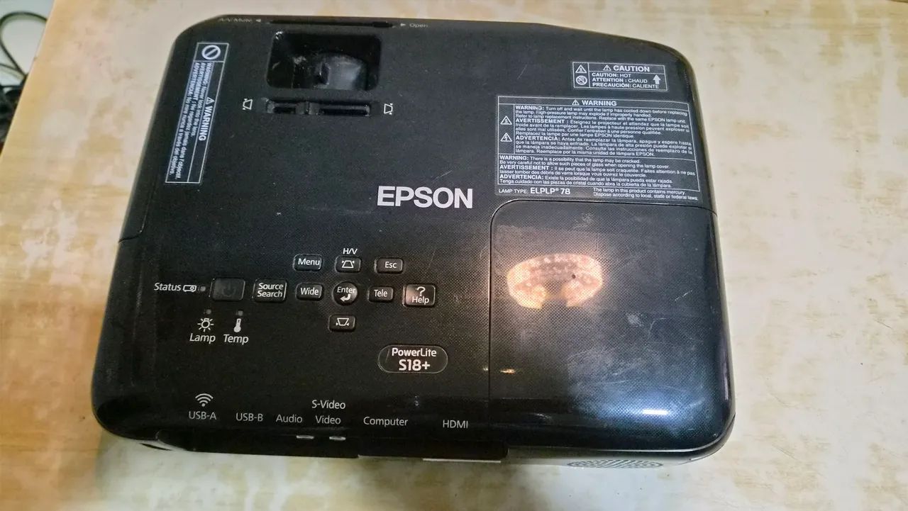 PROJETOR EPSON POWERLITE S18+ - Foto 3