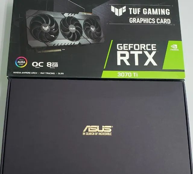 Placa De Vídeo Asus Tuf Geforce Rtx 3070 Ti Oc 8gb Gddr6x