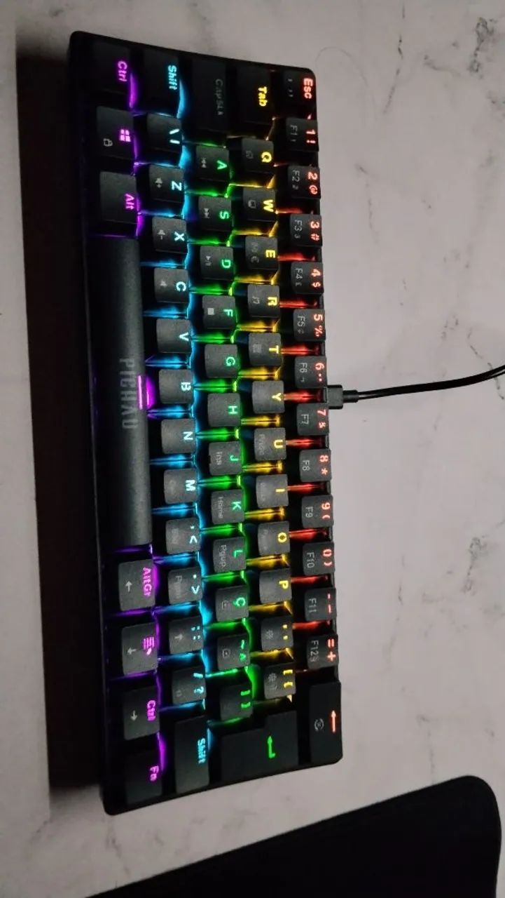 Kit teclado + mause + mause pad da Pichau - Foto 2
