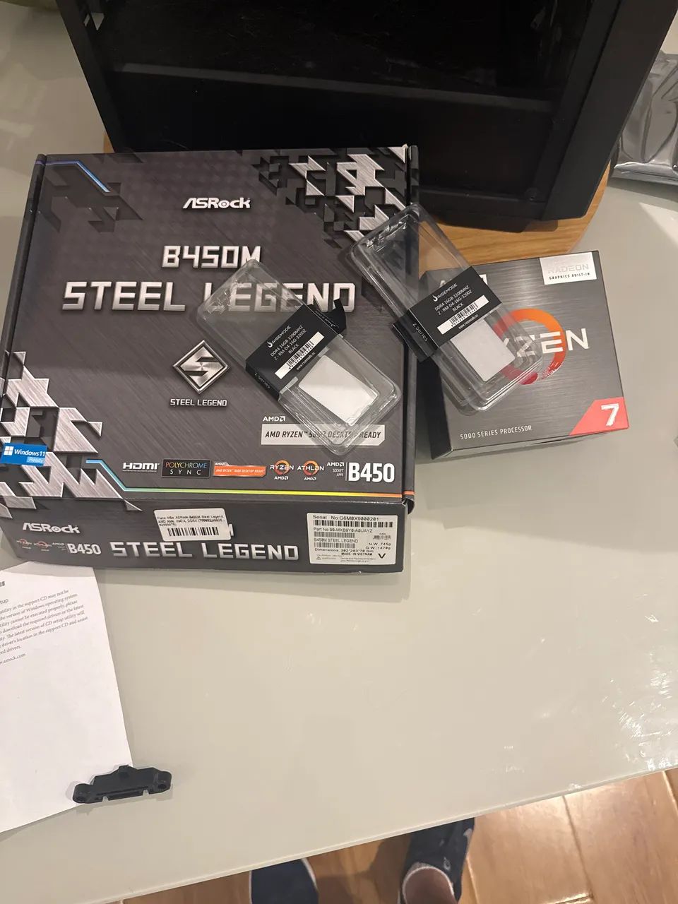 Vendo kit placa mãe + processador + memoria