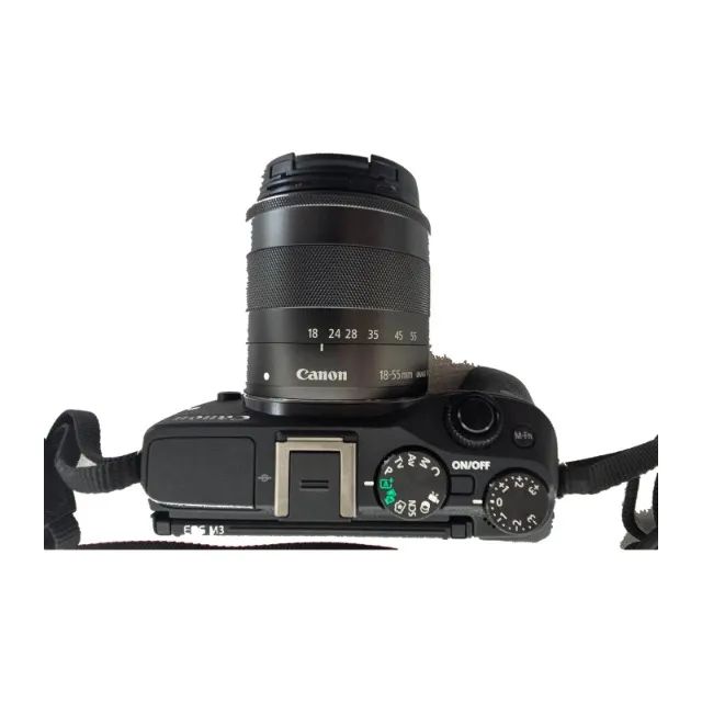 Canon EOS M3 本体 EVF-DC1付き Canon Eos M3 + Lente 18-55mm + Visor Evf-dc1 + Acessórios (Usado