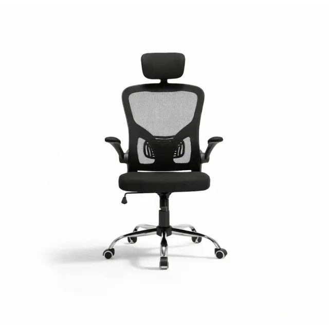 Cadeira Ergonômica de Escritório Giratória Malha Mesh Respirável