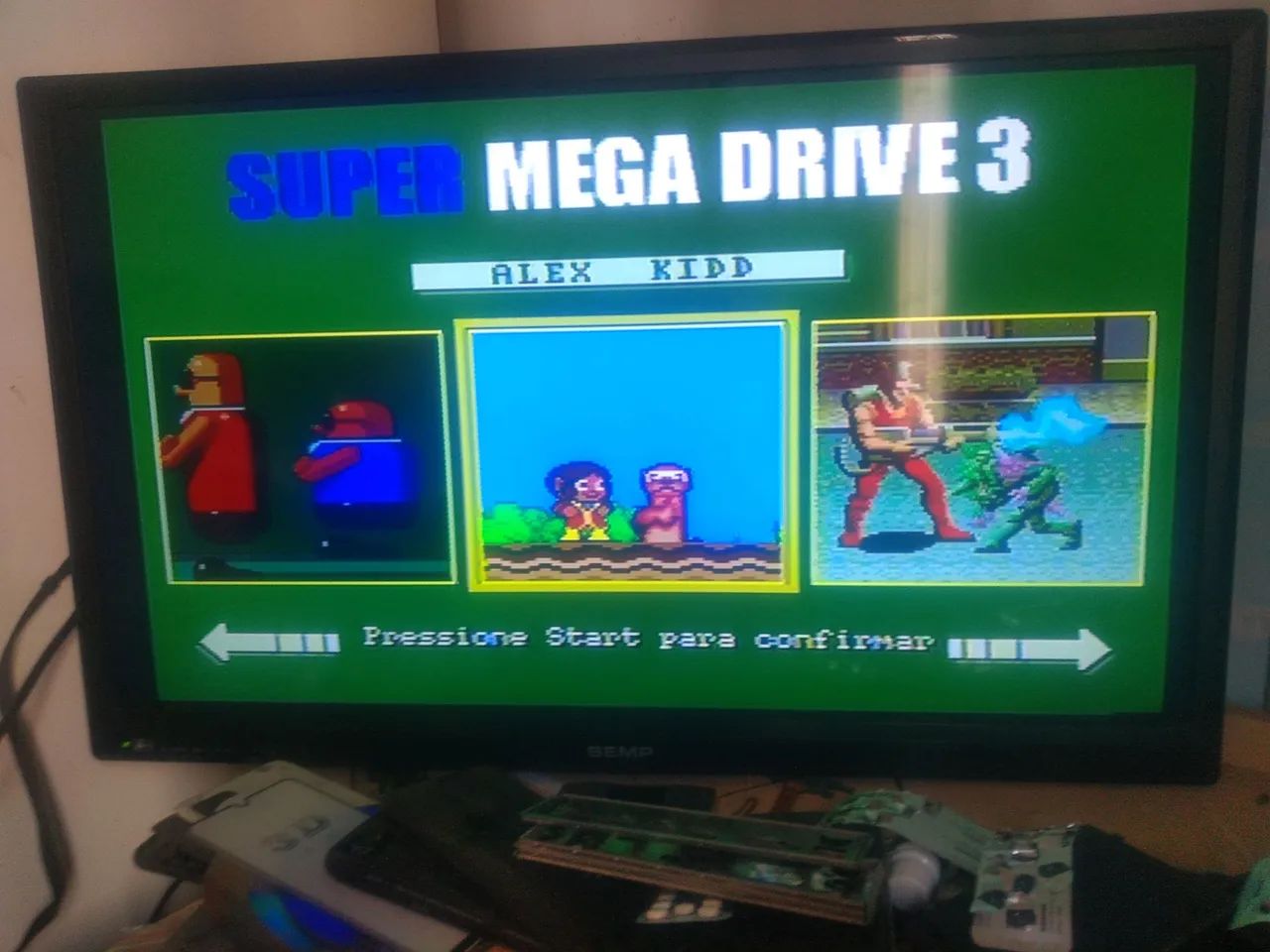 Mega drive 3 com 60 jogo na memória - Foto 5