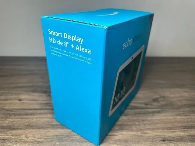 Alexa Echo Show 8 (3º geração) Lacrado ! Novo ! Nota Fiscal e Garantia, Branco - Foto 4