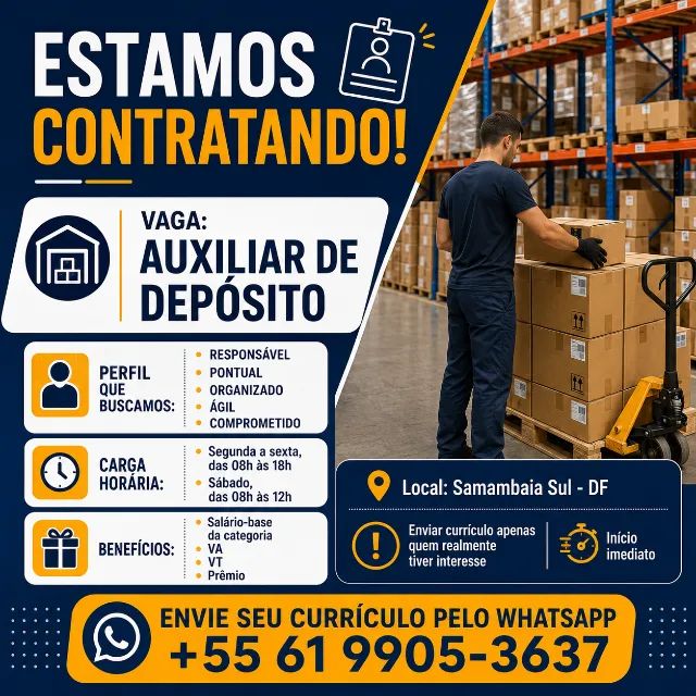 Auxiliar deposito