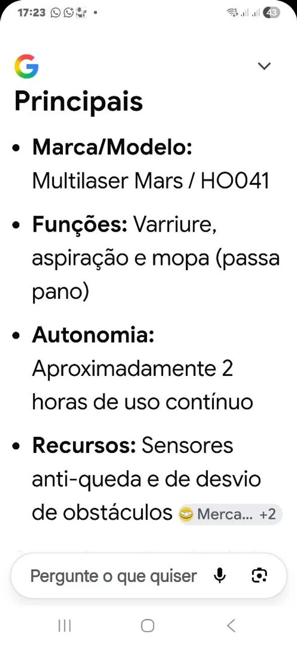ASPIRADOR ROBÔ MULTILASER - Foto 4